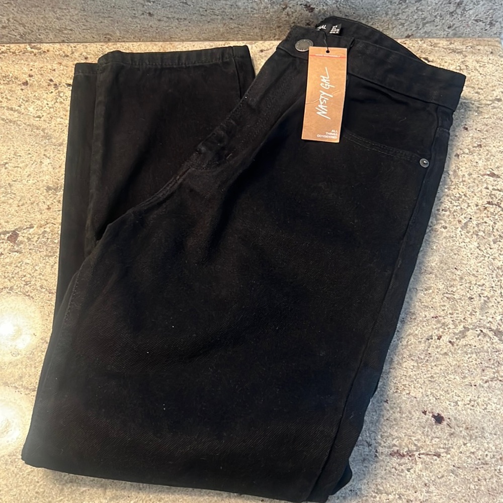 Organic Denim High Waist Mom Jeans